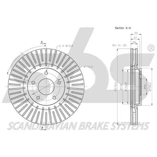 1815203968 - Brake Disc 