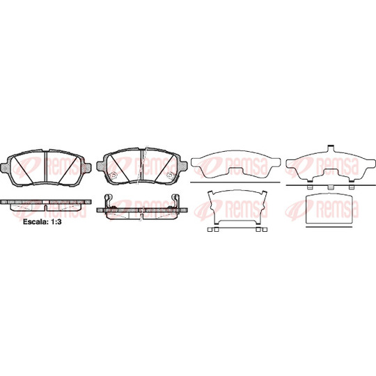 1281.02 - Brake Pad Set, disc brake 