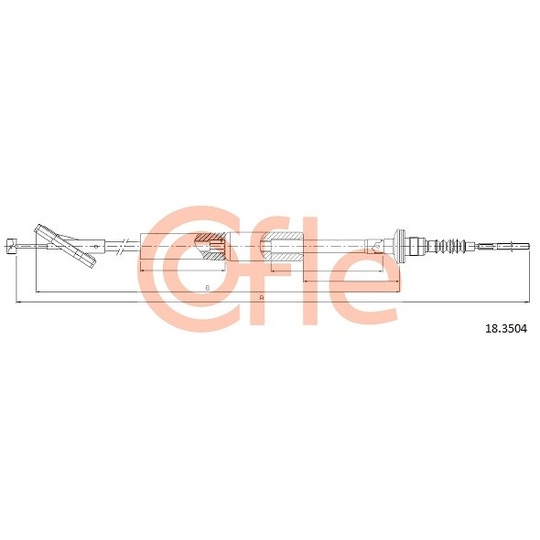 18.3504 - Clutch Cable 