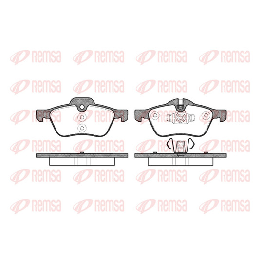 0864.00 - Brake Pad Set, disc brake 