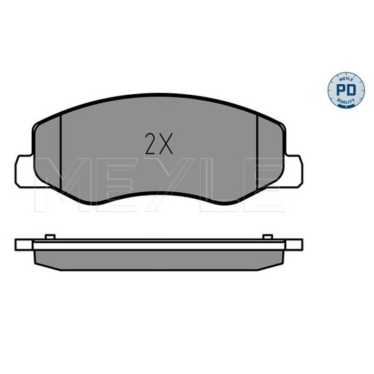 025 251 7218/PD - Brake Pad Set, disc brake 