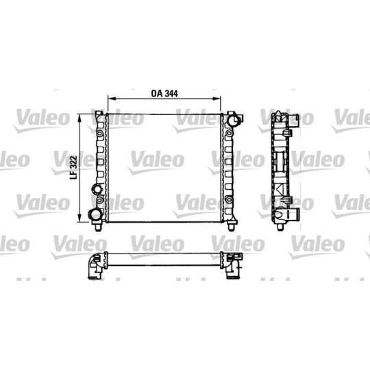 883921 - Radiator, engine cooling 