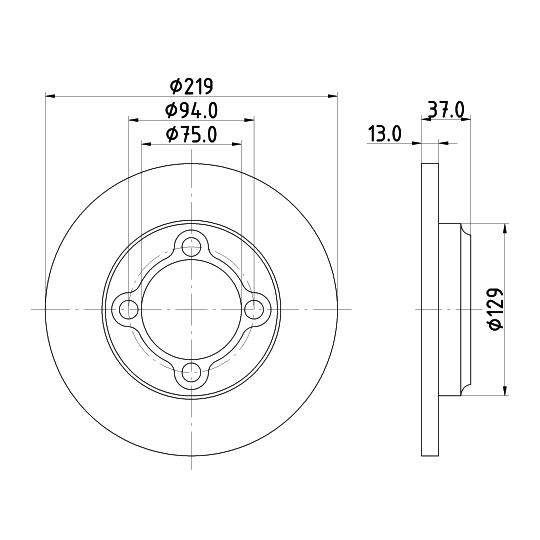 MDC2072 - Brake Disc 