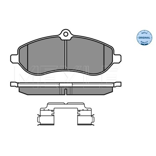 025 245 9518/W - Brake Pad Set, disc brake 