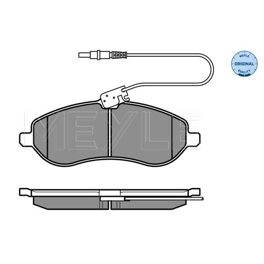 025 245 9518/W - Brake Pad Set, disc brake 