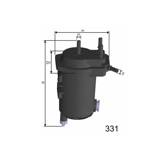 F123A - Kütusefilter 