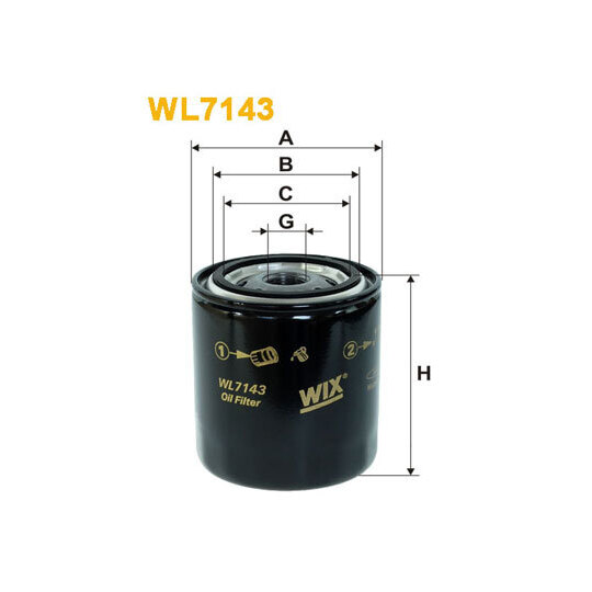 WL7143 - Oil filter 