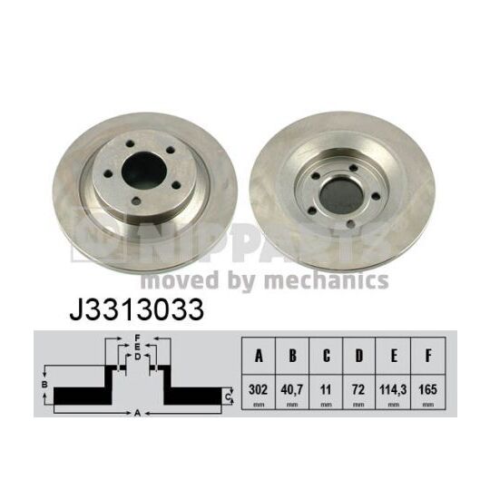 J3313033 - Brake Disc 