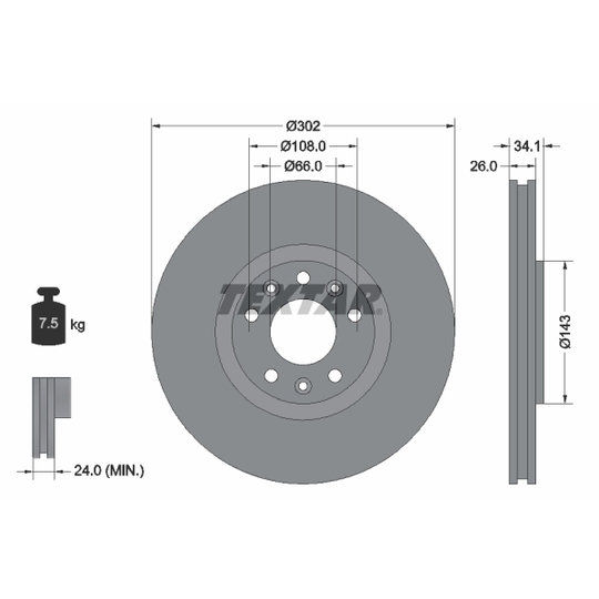 92268103 - Brake Disc 