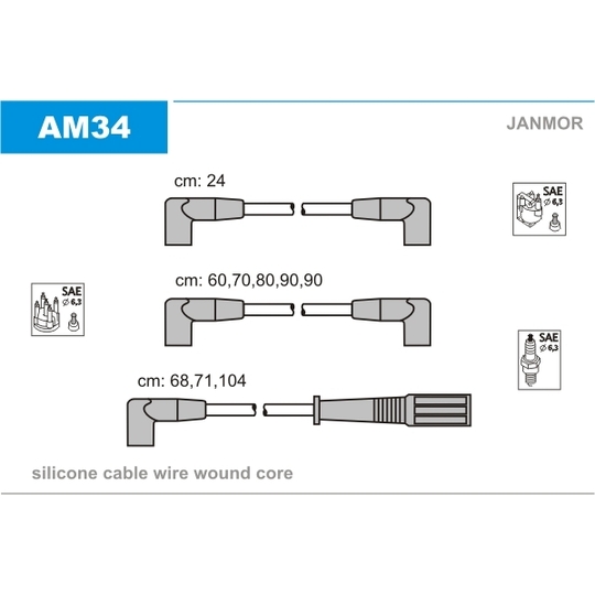 AM34 - Süütesüsteemikomplekt 
