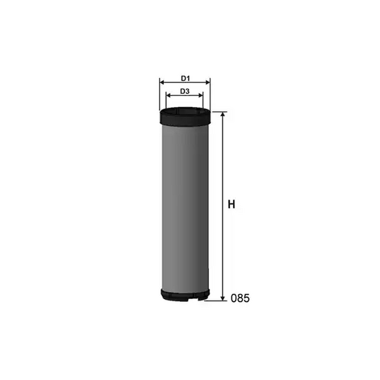 R587 - Sekundärluftfilter 