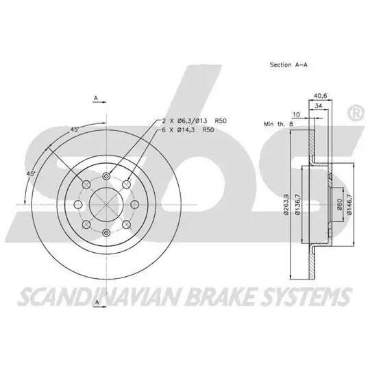 1815202351 - Brake Disc 