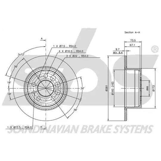 1815204807 - Brake Disc 