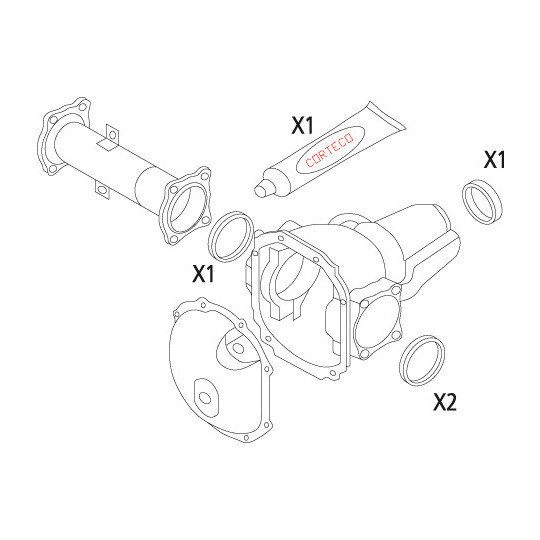 19535827 - Packningssats, differential 