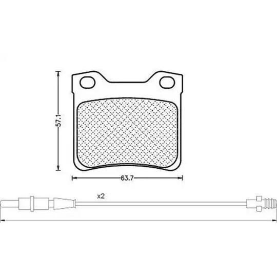 430216170395 - Brake Pad Set, disc brake 