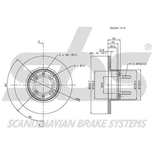 1815201008 - Brake Disc 