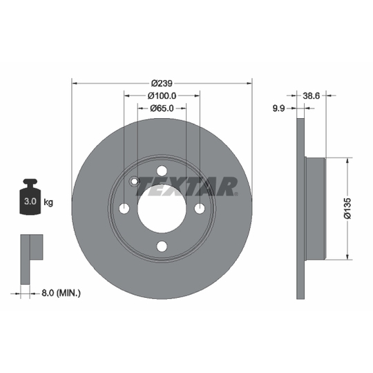 92009303 - Brake Disc 