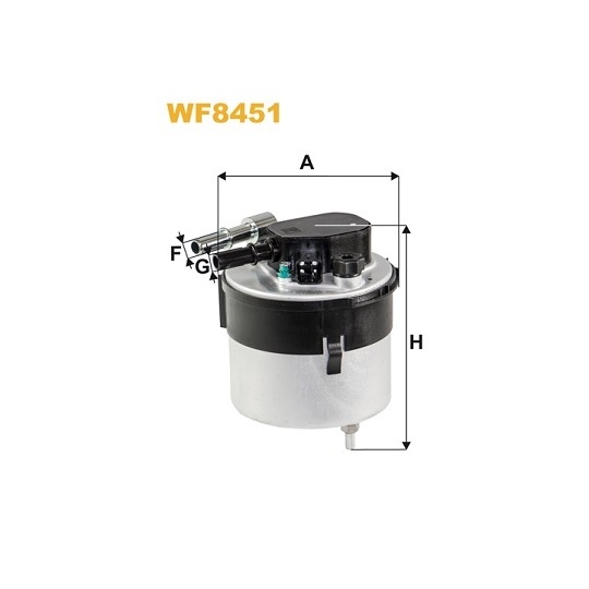 WF8451 - Fuel filter 