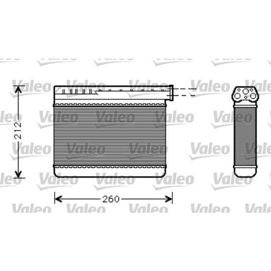 812240 - Heat Exchanger, interior heating 
