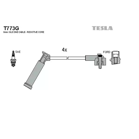 T773G - Sytytysjohtosarja 