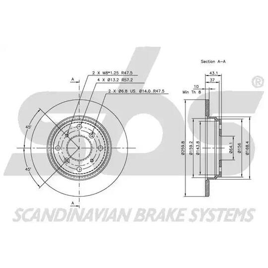 1815202619 - Brake Disc 