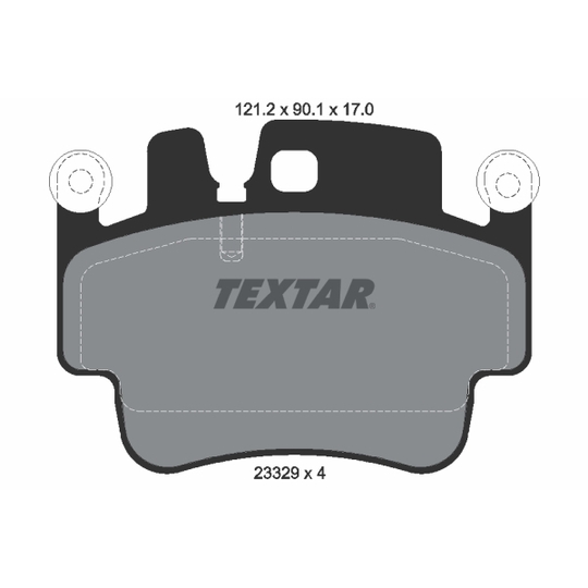 2332902 - Brake Pad Set, disc brake 