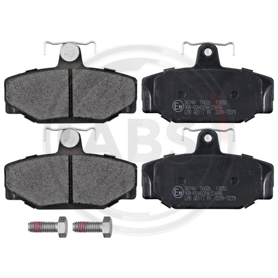 36744 - Brake Pad Set, disc brake 