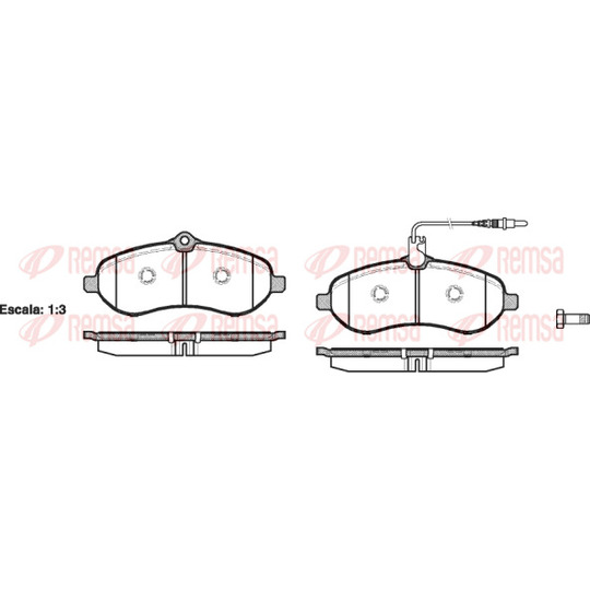 1292.01 - Brake Pad Set, disc brake 