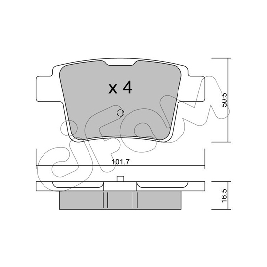 822-677-0 - Brake Pad Set, disc brake 