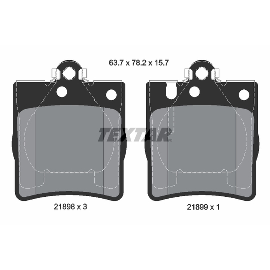 2189803 - Brake Pad Set, disc brake 