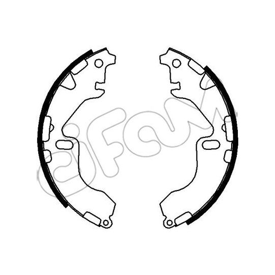 153-448 - Brake Shoe Set 