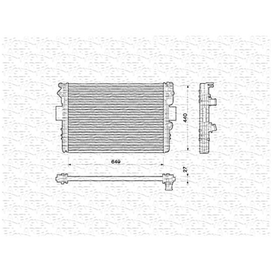 350213169000 - Radiator, engine cooling 