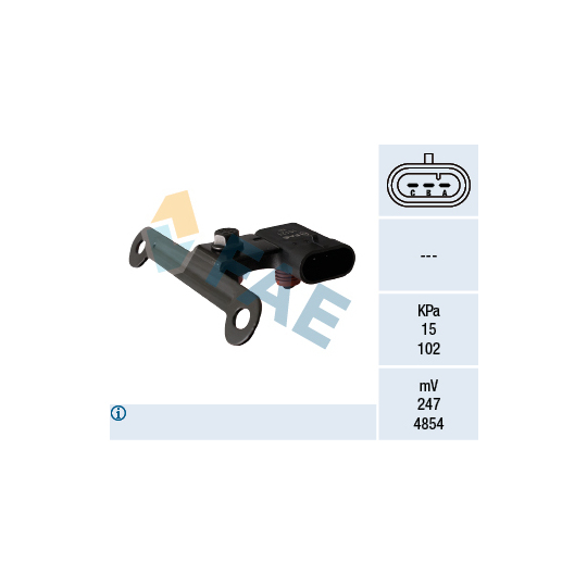 15121 - Sensor, intake manifold pressure 