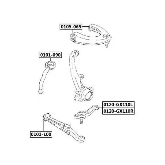 0120-GX110R - Ball Joint 