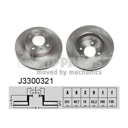 J3300321 - Brake Disc 