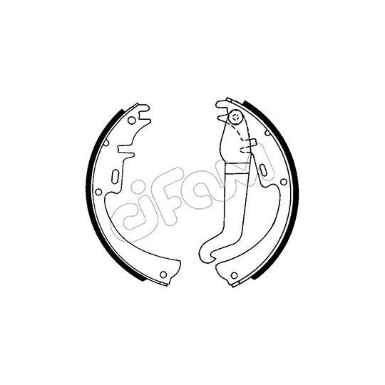 153-301 - Brake Shoe Set 