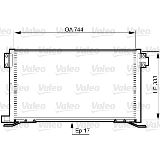 818990 - Condenser, air conditioning 