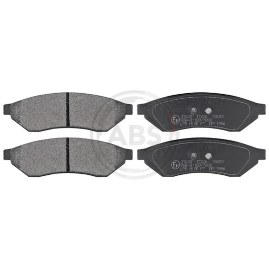 37438 - Brake Pad Set, disc brake 