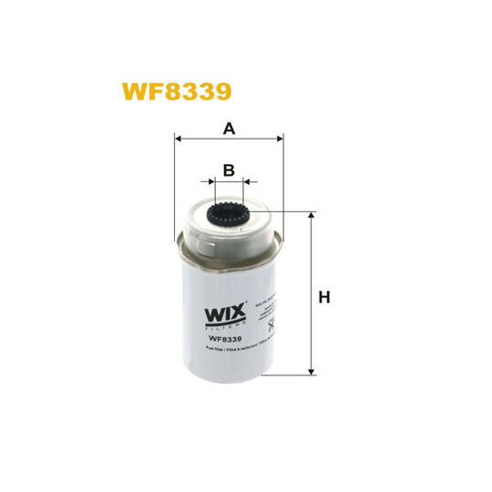 WF8339 - Fuel filter 