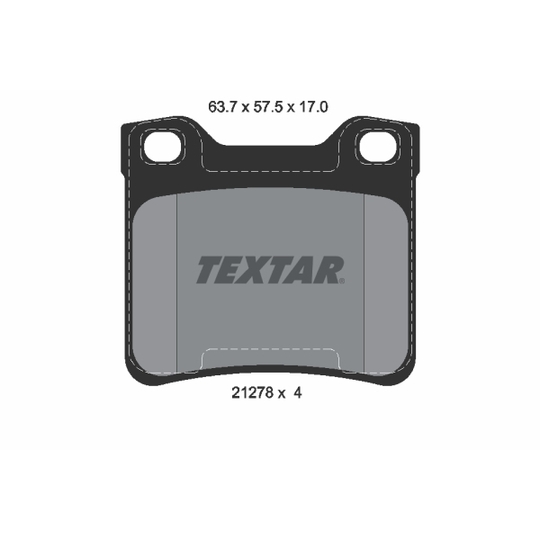 2127803 - Brake Pad Set, disc brake 