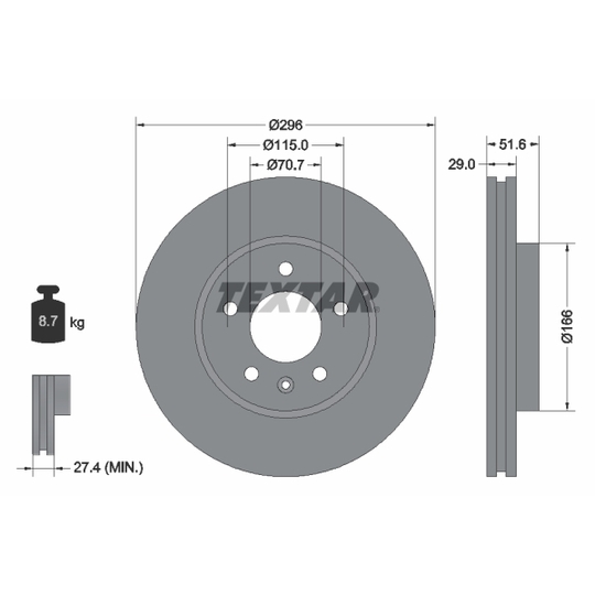 92165400 - Brake Disc 