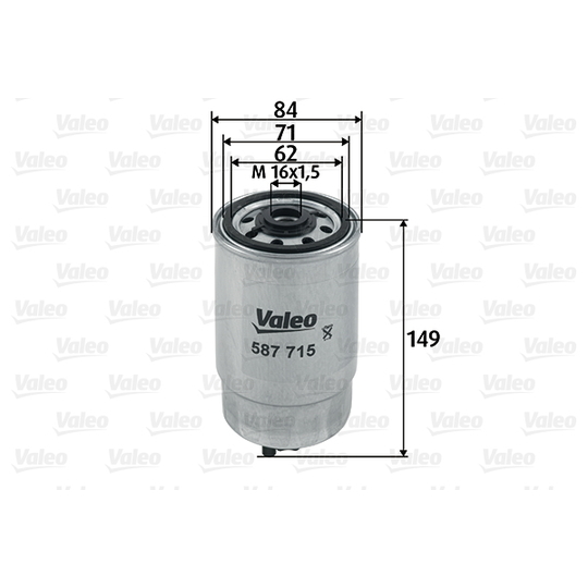 587715 - Fuel filter 