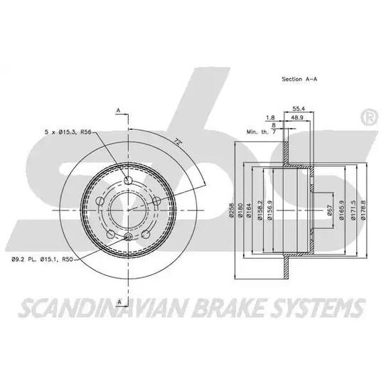 1815203374 - Brake Disc 
