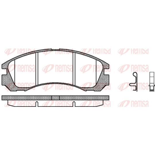 0354.32 - Brake Pad Set, disc brake 