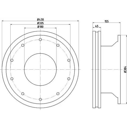 CVD580 - Brake Disc 