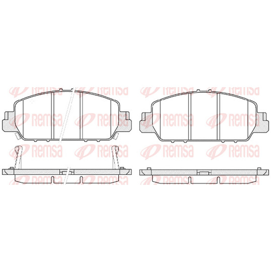 1548.02 - Brake Pad Set, disc brake 