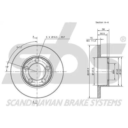 1815204801 - Brake Disc 