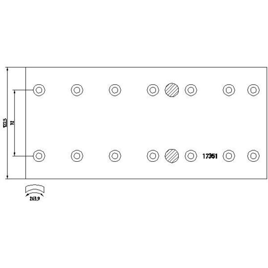 1735103 - Brake Lining Kit, drum brake 