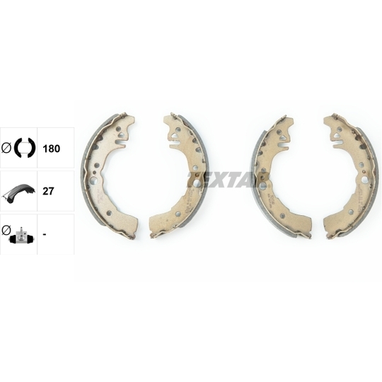 91071800 - Brake Shoe Set 