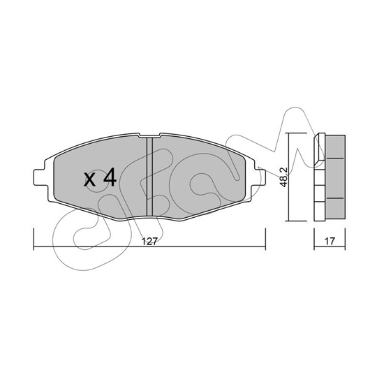 822-293-0 - Brake Pad Set, disc brake 
